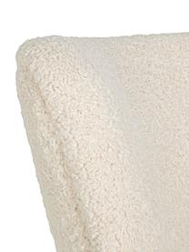 Sillón de borreguillo Moritz, Asiento: poliéster, Borreguillo blanco crema, An 67 x F 74 cm