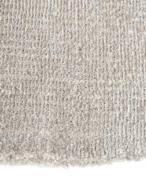 Handgeweven rond laagpolig vloerkleed Ainsley, 60% polyester, GRS-gecertificeerd
40% wol, Lichtgrijs, Ø 150 cm (maat M)
