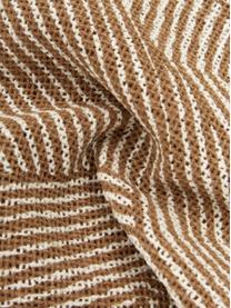Poszewka na poduszkę Nadia, 100% bawełna, Beżowy, kremowobiały, S 30 x D 50 cm