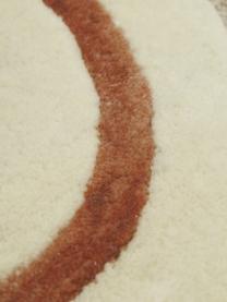 Tapis en laine tufté main Arne, Beige, terracotta, blanc crème, larg. 80 x long. 150 cm (taille XS)