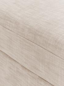 Modulo centrale Russell, Rivestimento: 100% cotone Con 50.000 ci, Struttura: legno di pino massiccio c, Piedini: materiale sintetico, Tessuto taupe, Larg. 103 x Alt. 77 cm
