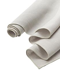 Bieżnik z lnu Kennedy, 100% len prany z certyfikatem European Flax, Szary, S 40 x D 150 cm