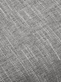 Tabouret de canapé gris foncé Adrian, Tissu gris foncé, larg. 90 x haut. 45 cm