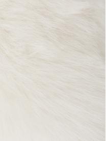 Ecopelliccia liscia Mathilde, Retro: 100% poliestere, Bianco crema, Larg. 60 x Lung. 90 cm