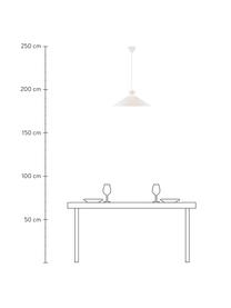 Závesná lampa Dial, Biela, Ø 45 x V 18 cm