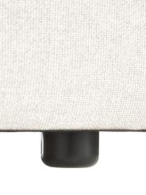 Módulo de esquina sofá Lennon, Tapizado: 100% poliéster Alta resis, Estructura: madera de pino maciza, ma, Patas: plástico, Tejido blanco crema, An 119 x F 119 cm, chaise longue izquierda