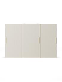 Armario modular Simone, 3 puertas correderas (300 cm), diferentes variantes, Estructura: aglomerado con certificad, Madera, beige, Interior Basic (An 300 x Al 200 cm)