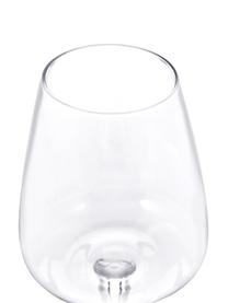 Bicchieri da vino bianco in vetro soffiato Ellery, 4 pezzi, Vetro, Trasparente, Ø 9 x Alt. 21 cm