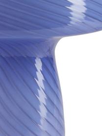 Lámpara de mesa pequeña de vidrio Mushroom, Lámpara: vidrio, Cable: plástico, Azul, Ø 19 x Al 23 cm