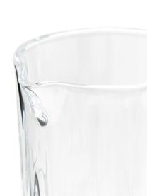 Jarra de cristal con relieve Opera, 1,2 L, Cristal Luxion, Transparente, Al 23 cm, 1,2 L