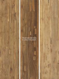 Stolik kawowy z drewna tekowego z recyklingu Lawas, Naturalne drewno tekowe, Drewno tekowe, S 120 x W 45 cm