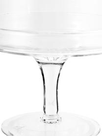 Campana fuente para postre pequeña de vidrio Dolce, Vidrio, Transparente, Al 20 cm