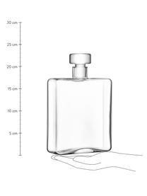 Komplet do whisky Cask, 3 elem., Szkło, Transparentny, Komplet z różnymi rozmiarami