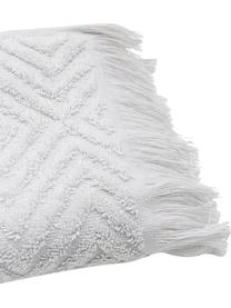 Lot de serviettes de bain à surface en relief Jacqui, 3 élém., 100 % coton
Grammage intermédiaire 490 g/m², Gris clair, Lot de différentes tailles