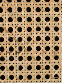 Retro skříňka s vídeňskou pleteninou Vienna, Mangové dřevo, černá, Š 165 cm, V 78 cm
