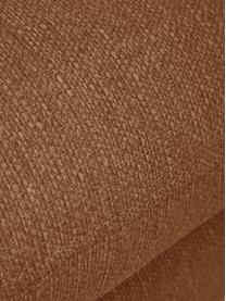 Fauteuil Moby in Nougat met metalen poten, Bekleding: polyester, Frame: massief grenenhout, FSC-g, Poten: gepoedercoat metaal, Geweven stof nougatkleurig, B 90 x H 90 cm
