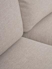 Sofa z metalowymi nogami Cucita (3-osobowa), Tapicerka: tkanina (100% poliester) , Stelaż: lite drewno sosnowe z cer, Nogi: metal lakierowany, Beżowa tkanina, S 228 x G 94 cm