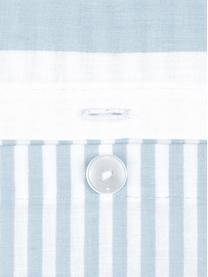 Dwustronna pościel z bawełny Lorena, Jasny niebieski, 135 x 200 cm + 1 poduszka 80 x 80 cm