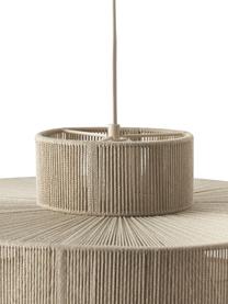 Grande suspension en fils de lin Lace, Beige, Ø 50 x haut. 25 cm
