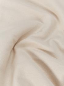 Gehäkelte Kissenhülle Brielle aus Baumwolle, 100% Baumwolle, Beige, B 45 x L 45 cm