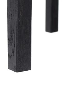 Wieszak stojący z 5 hakami Eigen, Lite drewno dębowe z certyfikatem FSC, lakierowane, Czarny, S 47 x W 175 cm