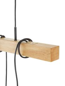 Závěsné svítidlo Townshend, Černá, kaučukové dřevo, Š 70 cm, V 25 cm