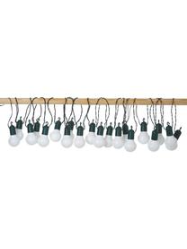 Outdoor LED lichtslinger Hooky, 1070 cm, 20 lampions, Lampions: kunststof, Fitting: kunststof, Zwart, meerkleurig, L 1070 cm