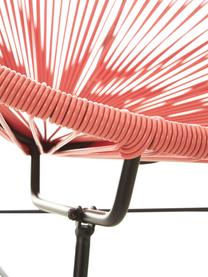 Sillón de plástico Bahia, Asiento: plástico, Estructura: metal con pintura en polv, Coral, An 81 x F 73 cm