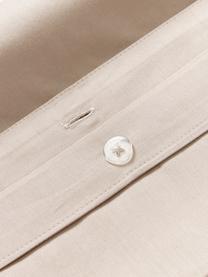 Baumwollsatin-Bettdeckenbezug Comfort, Webart: Satin Fadendichte 250 TC,, Beige, B 200 x L 200 cm