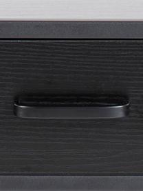 Comodino con cassetto Seaford, Struttura: metallo verniciato a polv, Nero, Larg. 42 x Alt. 63 cm