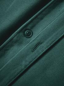 Flanell-Bettdeckenbezug Biba, Webart: Flanell Flanell ist ein k, Waldgrün, B 135 x L 200 cm