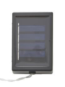 Guirnalda de luces solares LED Ball, 270 cm, 10 luces, Cable: plástico, Blanco, L 270 cm