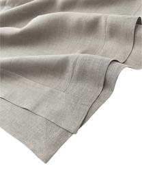 Mantel de lino Alanta, Gris, De 6 a 10 comensales (An 160 x L 250 cm)