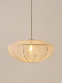 Závesná lampa zo sieťoviny Beau, Krémovobiela, Ø 60 x V 29 cm