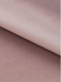 Pouf contenitore in velluto rosa cipria Retina, Rivestimento: velluto di poliestere Con, Struttura: pannello di fibra a media, Rosa cipria, Ø 60 x Alt. 35 cm