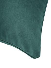 Flanell-Kopfkissenbezug Biba, Webart: Flanell Flanell ist ein k, Waldgrün, B 40 x L 80 cm