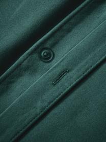 Flanell-Kopfkissenbezug Biba, Webart: Flanell Flanell ist ein k, Waldgrün, B 40 x L 80 cm