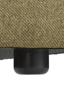 Diván modular grande Lennon, Tapizado: 100% poliéster Alta resis, Estructura: madera de pino maciza, ma, Patas: plástico, Tejido verde, An 357 x F 119 cm, respaldo derecho