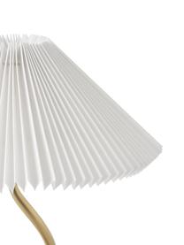 Lampe à poser Ayla, Blanc, couleur laitonnée, Ø 33 x haut. 52 cm