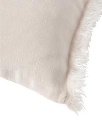 Federa arredo in lino con frange Luana, 100% lino

Il lino per sua natura ha un aspetto sgualcito e risulta ruvido al tatto 
L'alta resistenza allo strappo rende il lino resistente all'abrasione e all'usura, Beige chiaro, Larg. 50 x Lung. 50 cm