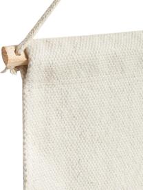 Decorazione da parete con motivo arcobaleno Tadea, Asta: legno di pino, Bianco crema, multicolore, Larg. 60 x Alt. 52 cm