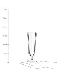 Kieliszek do szampana Ana, 12 szt., Szkło, Transparentny, Ø 6 x W 17 cm, 135 ml