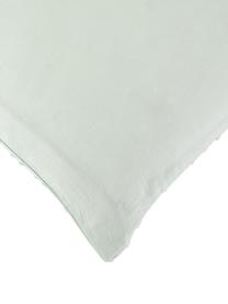 Plumetti kussenhoezen Aloide in mintgroen, 2 stuks, Weeftechniek: plumetti Draadtelling 160, Groen, B 60 x L 70 cm