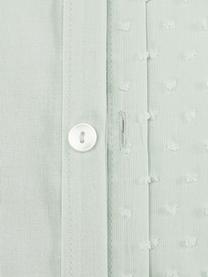 Plumetti kussenhoezen Aloide in mintgroen, 2 stuks, Weeftechniek: plumetti Draadtelling 160, Groen, B 60 x L 70 cm