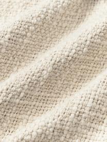 Copricuscino in cotone fatto a mano con frange Catalina, Retro: 100% cotone Il materiale , Beige, kaki, Larg. 45 x Lung. 45 cm