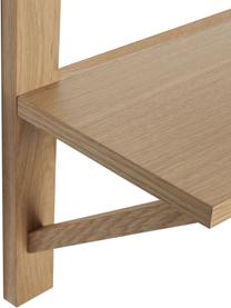 Étagère murale en bois de chêne Triarch, 100 % bois de chêne, certifié FSC, Bois de chêne, larg. 70 x haut. 100 cm