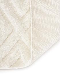 Ręcznie tkany chodnik z bawełny Ziggy, 100% bawełna, Kremowy, S 80 x D 200 cm