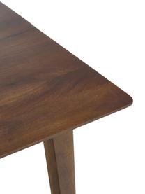 Jídelní stůl z masivního mangového dřeva Archie, různé velikosti, Masivní lakované mangové dřevo, Mangové dřevo, hnědě lakované, Š 160 cm, H 90 cm