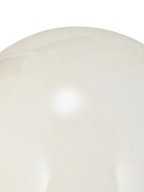 Kleine Handgefertigte Tischlampe Fungo, Weiß, Beige, Ø 16 x H 20 cm