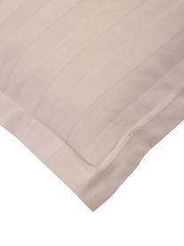 Copripiumino in raso color talpa Willa, Tessuto: raso Densità del filo 250, Taupe, Larg. 200 x Lung. 200 cm